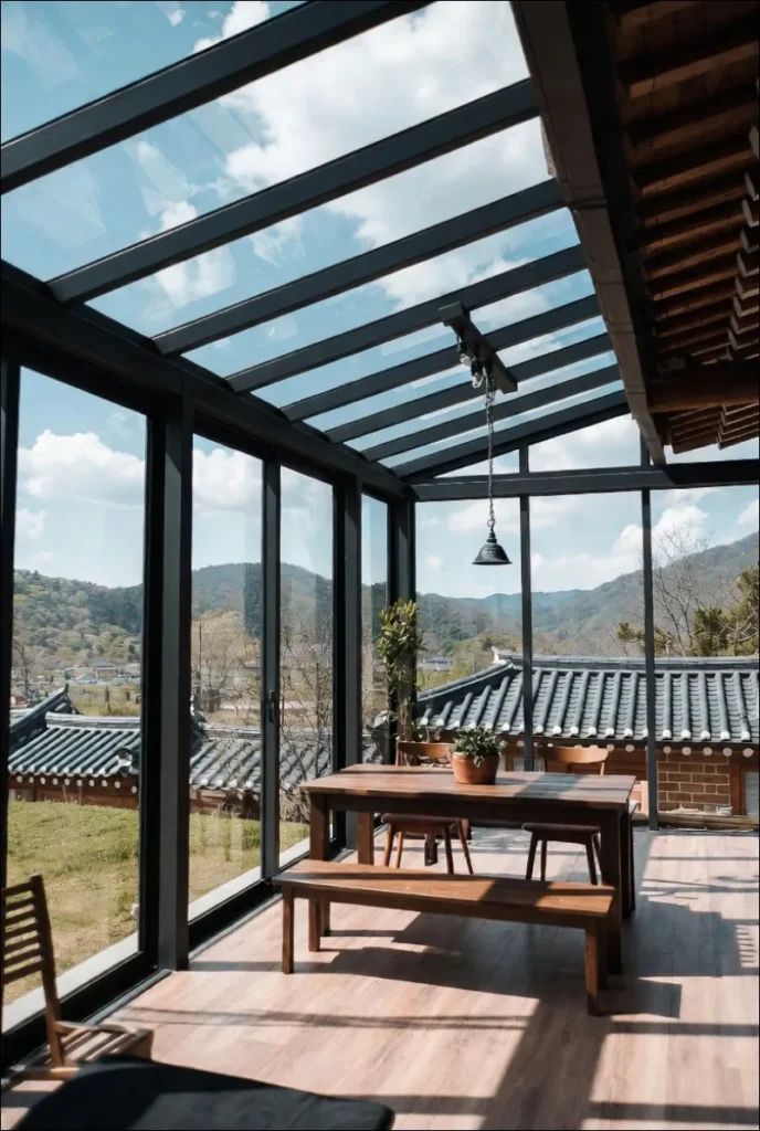 전원주택-썬룸-내부